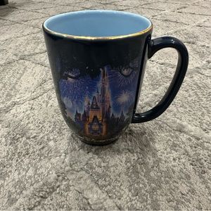 Walt Disney World Castle 1971 Tinkerbell Fireworks Coffee Mug